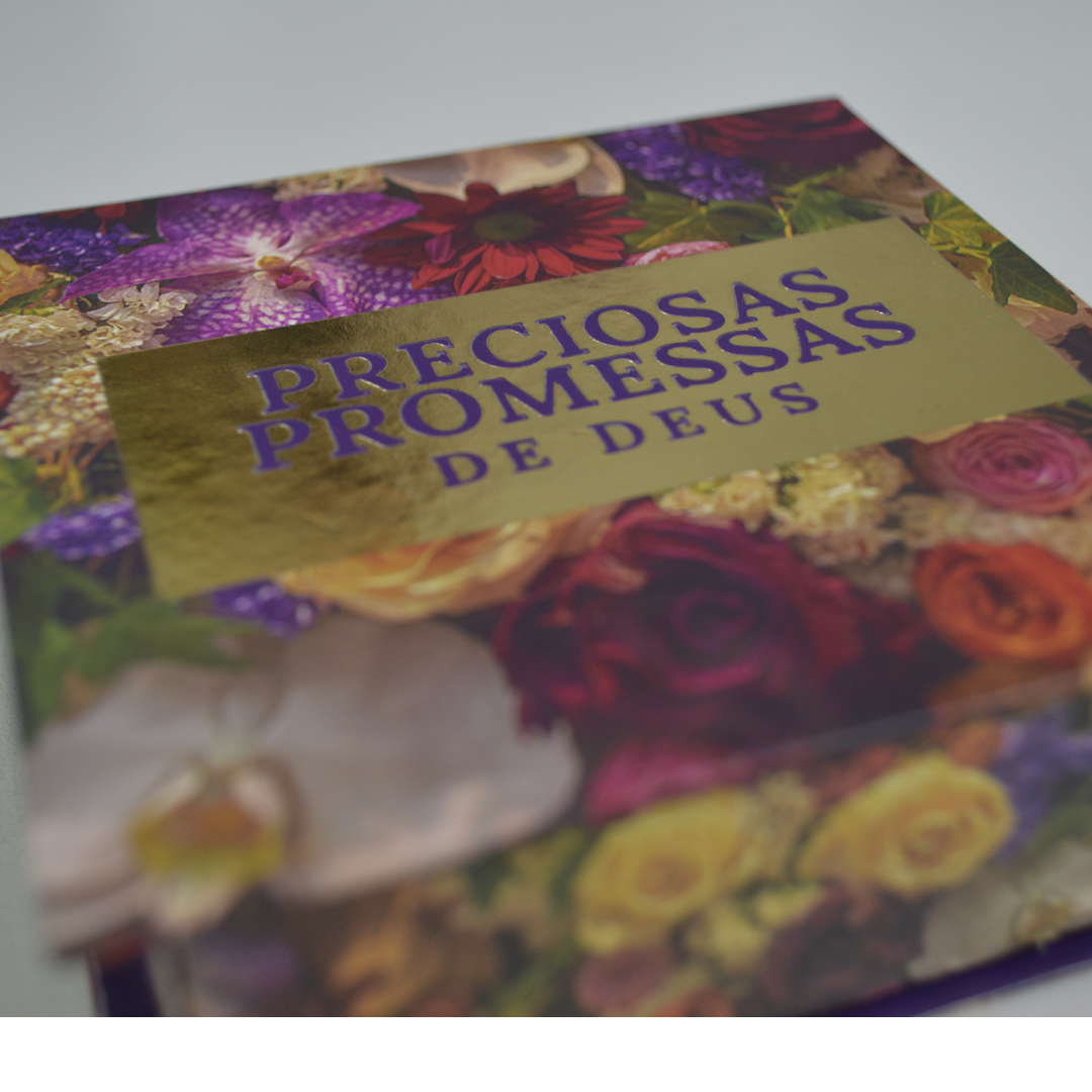 PRECIOSAS PROMESSAS DE DEUS | Capa Dura | com 220 versículos e Letras grandes | NS6 FLORAL