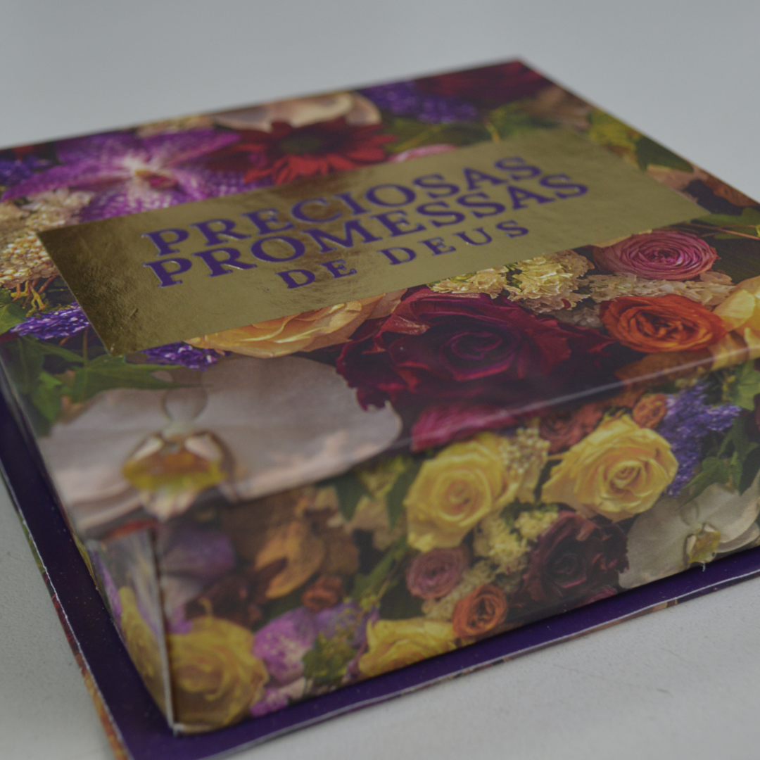 PRECIOSAS PROMESSAS DE DEUS | Capa Dura | com 220 versículos e Letras grandes | NS6 FLORAL