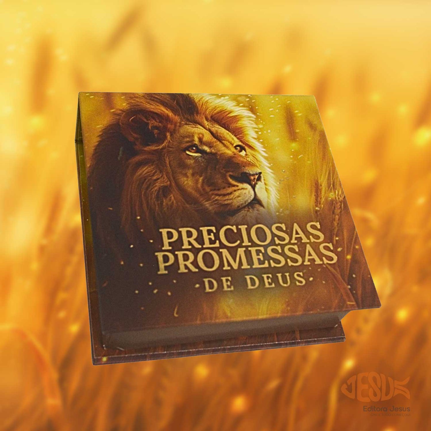 PRECIOSAS PROMESSAS DE DEUS | Capa Dura | com 220 versículos e Letras grandes | NS4 LEÃO DOURADO
