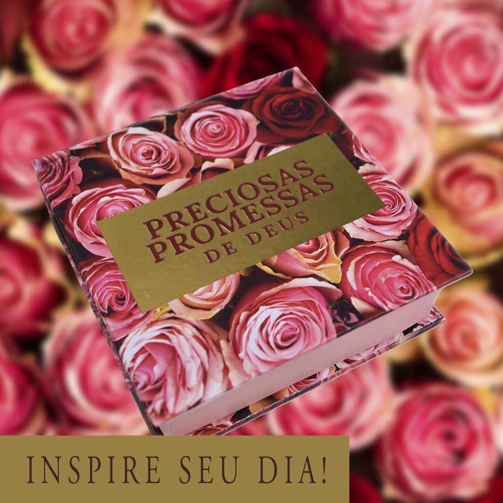 PRECIOSAS PROMESSAS DE DEUS | Capa Dura | com 220 versículos e Letras grandes | NS3 ROSAS