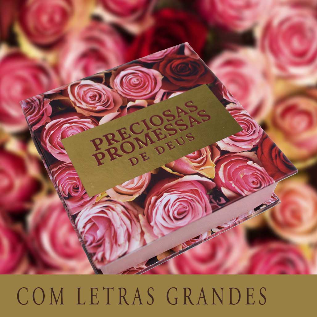PRECIOSAS PROMESSAS DE DEUS | Capa Dura | com 220 versículos e Letras grandes | NS3 ROSAS