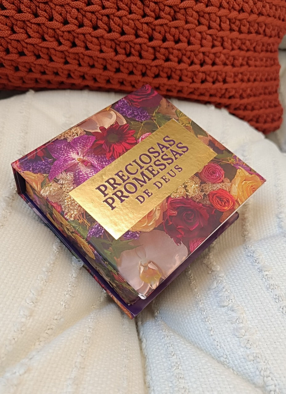 PRECIOSAS PROMESSAS DE DEUS | Capa Dura | com 220 versículos e Letras grandes | NS6 FLORAL