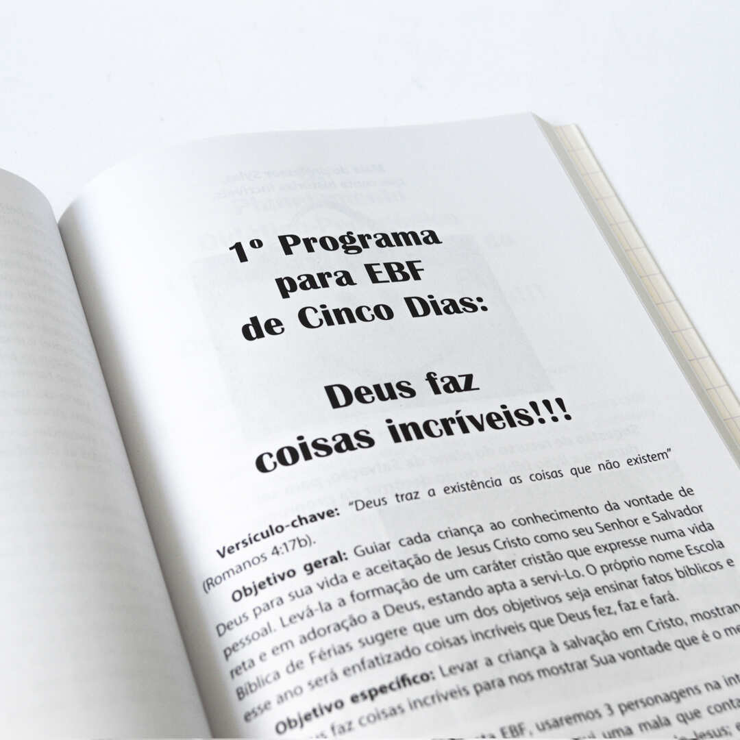 PROGRAMAS CRIATIVOS PARA ENCONTRO DE CRIANÇAS & EBF