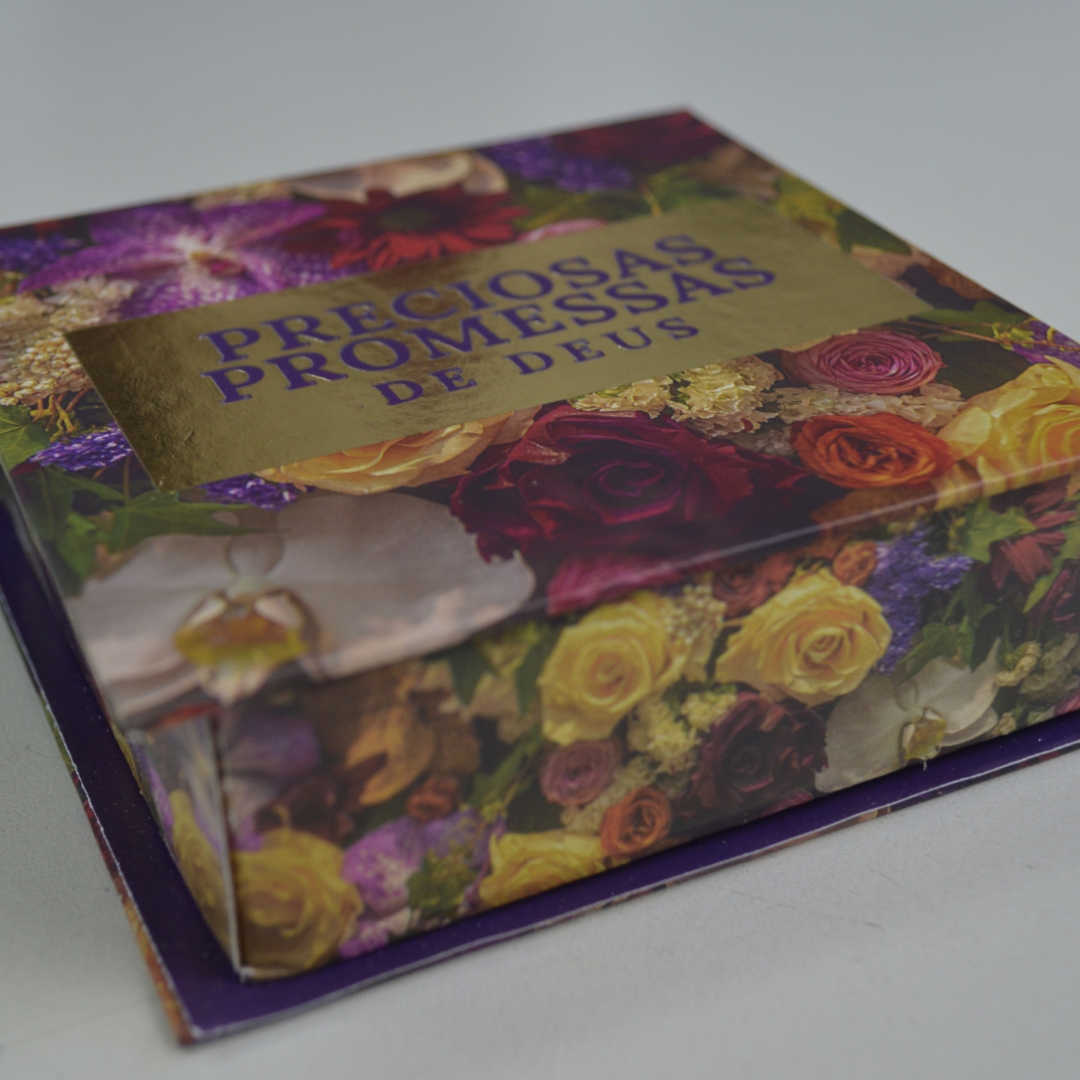 PRECIOSAS PROMESSAS DE DEUS | Capa Dura | com 220 versículos e Letras grandes | NS6 FLORAL