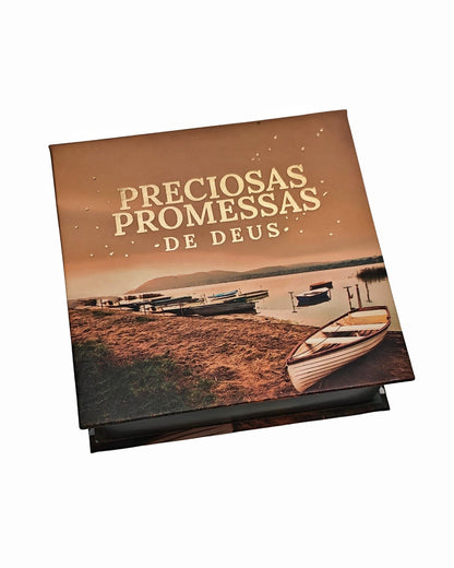 PRECIOSAS PROMESSAS DE DEUS | Capa Dura | com 220 versículos e Letras grandes | NA-5 MEU BARQUINHO