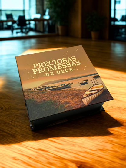 PRECIOSAS PROMESSAS DE DEUS | Capa Dura | com 220 versículos e Letras grandes | NA-5 MEU BARQUINHO