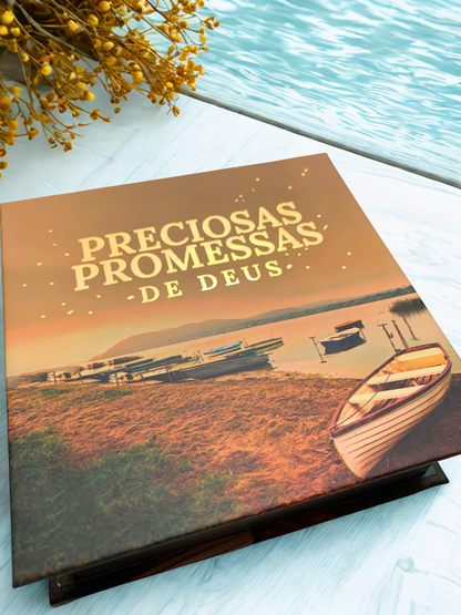 PRECIOSAS PROMESSAS DE DEUS | Capa Dura | com 220 versículos e Letras grandes | NA-5 MEU BARQUINHO
