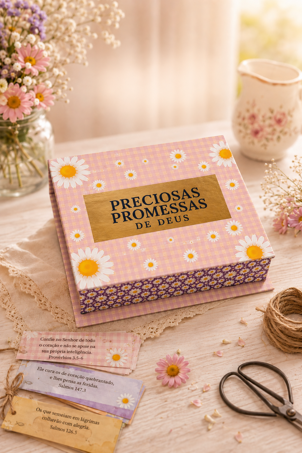 PRECIOSAS PROMESSAS DE DEUS | Capa Dura | com 220 versículos e Letras grandes | NA-7 CAMPONESA