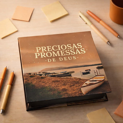PRECIOSAS PROMESSAS DE DEUS | Capa Dura | com 220 versículos e Letras grandes | NA-5 MEU BARQUINHO