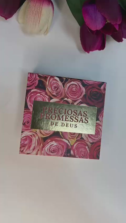 PRECIOSAS PROMESSAS DE DEUS | Capa Dura | com 220 versículos e Letras grandes | NS3 ROSAS