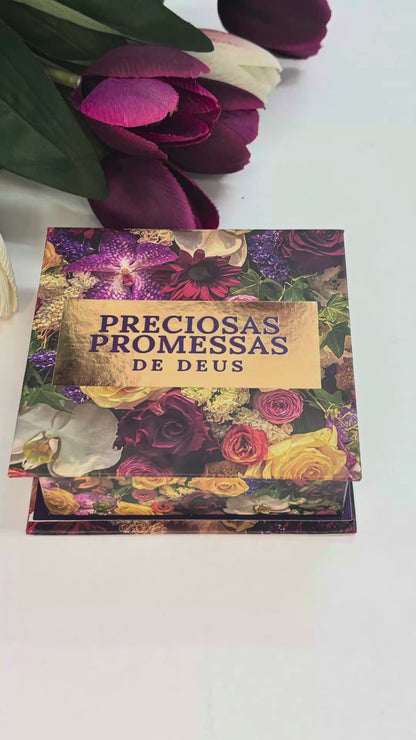 PRECIOSAS PROMESSAS DE DEUS | Capa Dura | com 220 versículos e Letras grandes | NS6 FLORAL